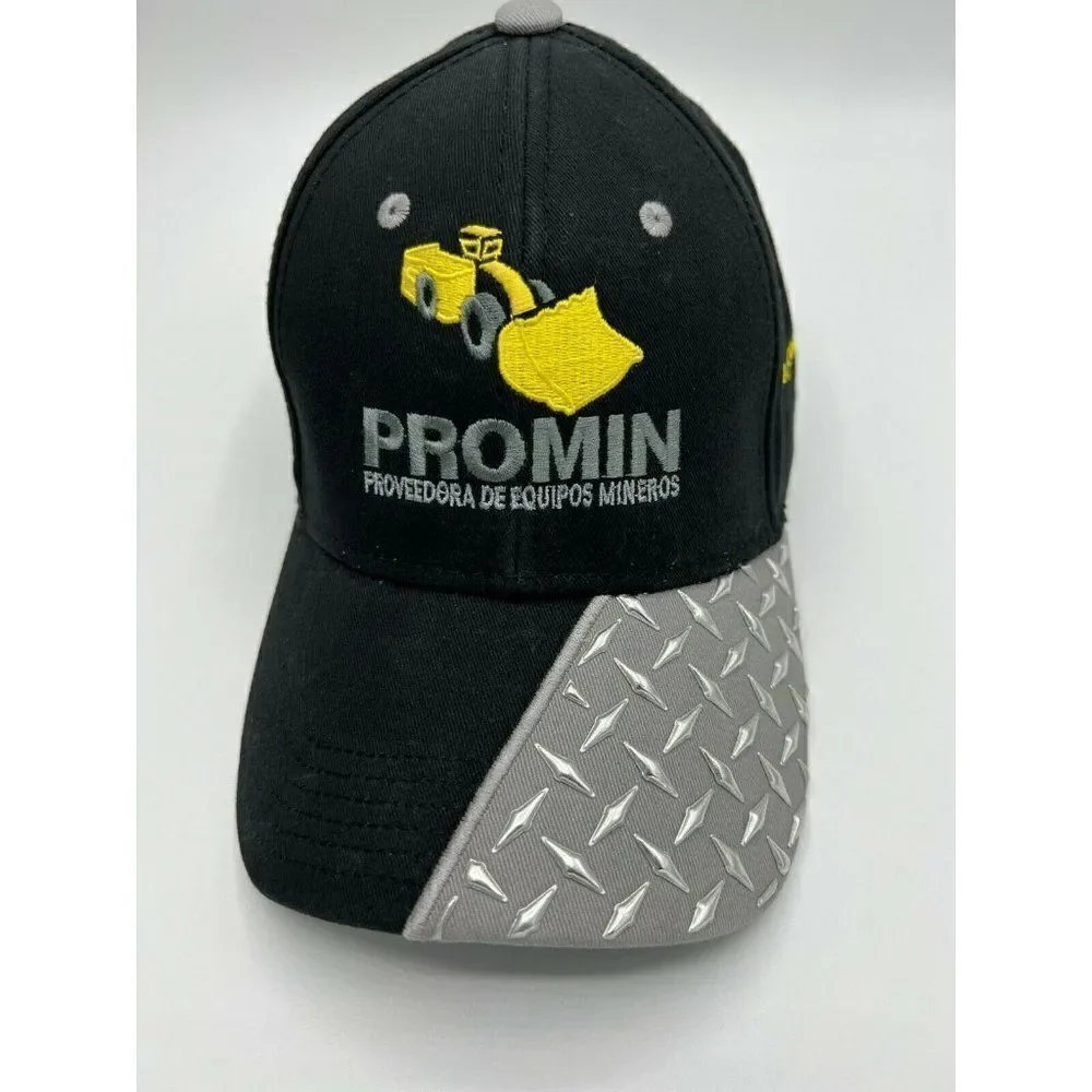 Explosion Caps Snapback Hat Mens Mining Spanish PROMIN Heavy Equipment